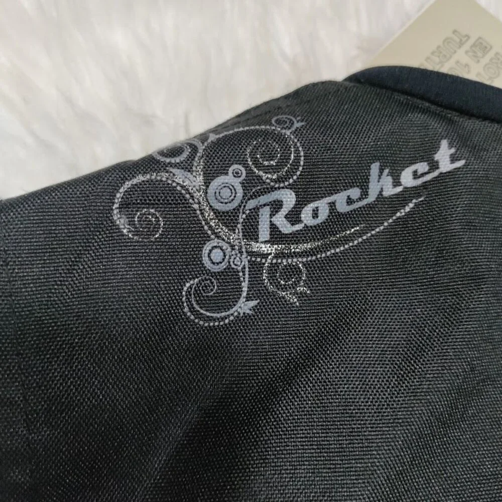 NWT Joe Rocket Black Paisley Accent Zippered Pockets Riding Vest Women's Size M - Picture 5 of 14